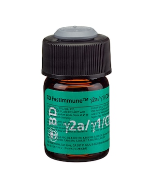 BD FastImmuneTM Anti-Human gamma2a FITC/gamma1 PE/CD4 PerCP-CyTM5.5/CD3 APC