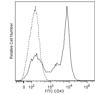 BD PharmingenTM FITC Rat Anti-Mouse CD43