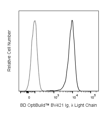 BV421 Mouse Anti-Rat Ig, λ Light Chain