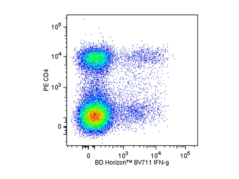 BV711 intracellular staining workflow