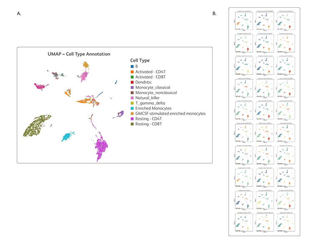 Reliable performance—detect 129 critical T-cell, B-cell, NK-cell, APC/Myeloid and tumor markers in your samples with confidence 