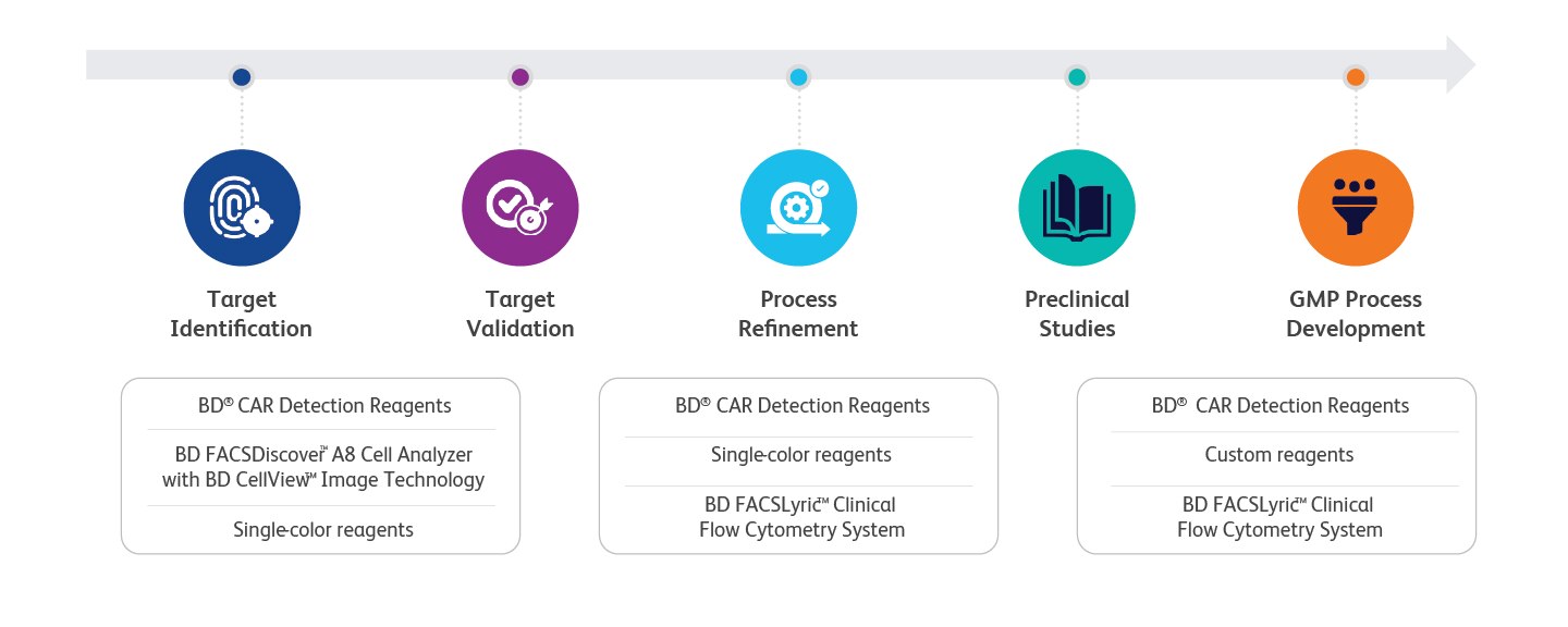 CAR-T Workflow, process and products
