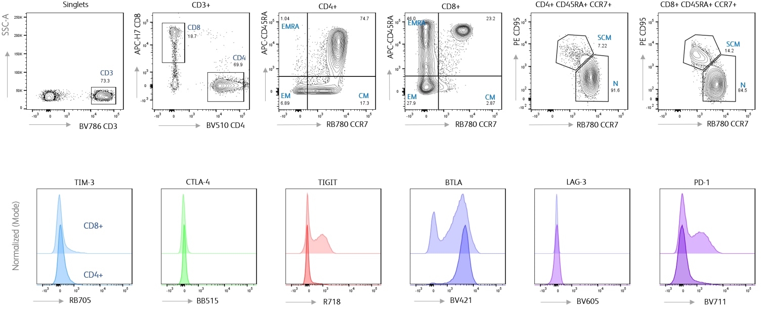12-color T cell Panel with RB705 B
