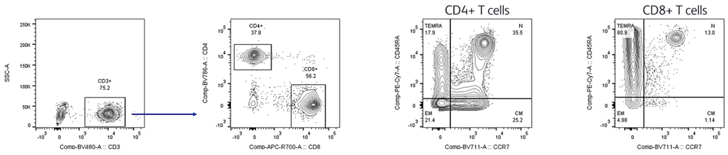 Human T Cell Backbone Panel Kit